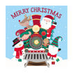 Picture of CUTE SANTA BOXED CARDS - 12 PACK